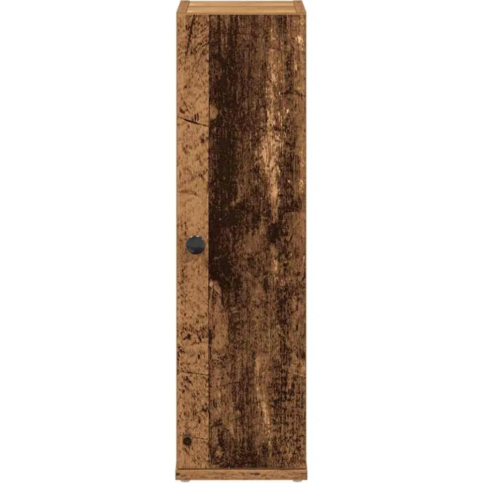 vidaXL Badkamerkast met rolhouder 20,5x22x72 cm oud houtkleurig bruin, foto 3