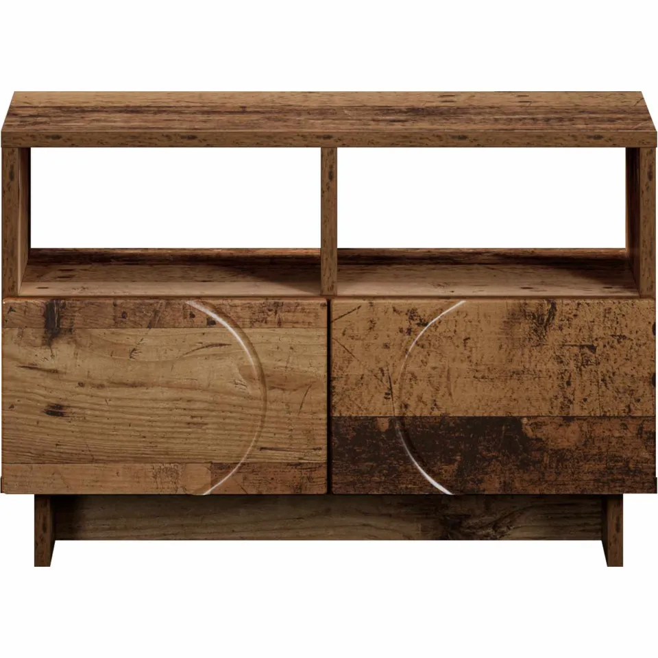 vidaXL TV-standaard 60 x 34.5 x 40 cm Oud hout Bewerkt hout bruin, foto 4