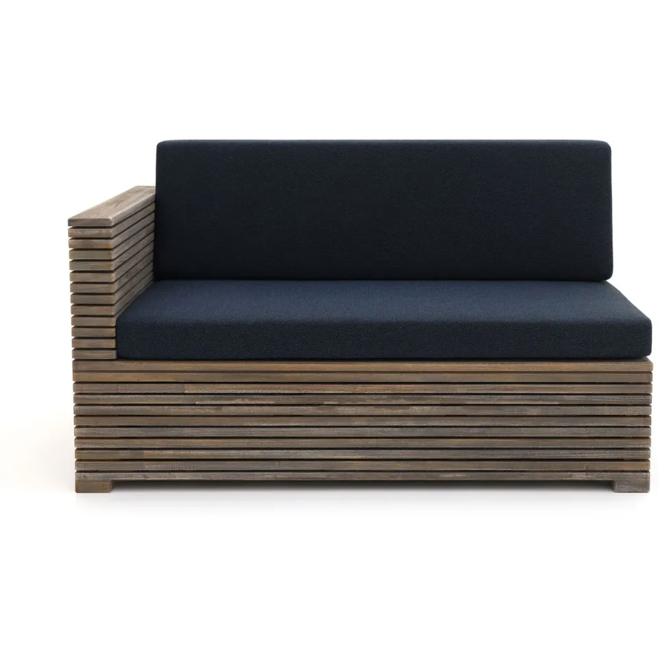 ROUGH Furniture ROUGH-C chaise longue loungeset 3-delig bruin, foto 4