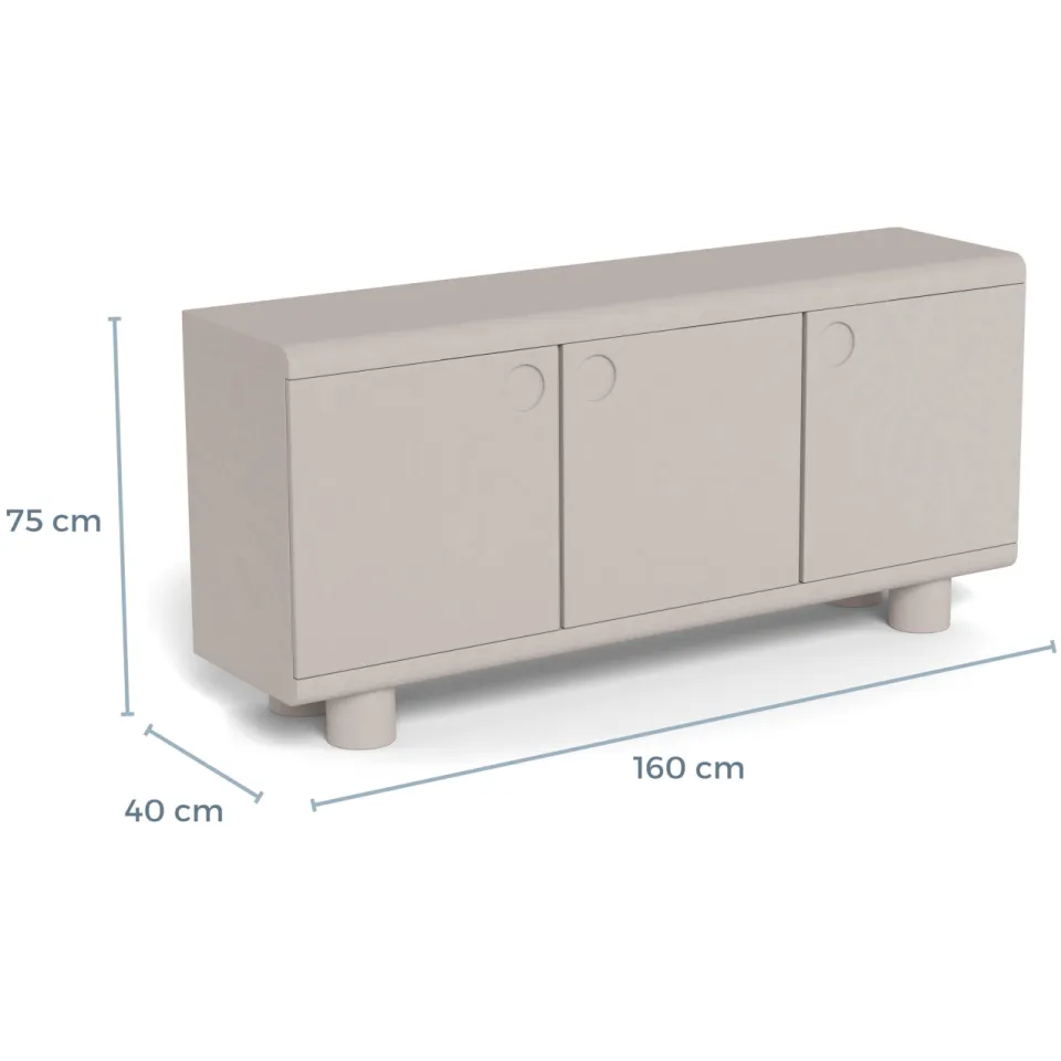 Wehkamp Home Manou dressoir grijs, foto 2