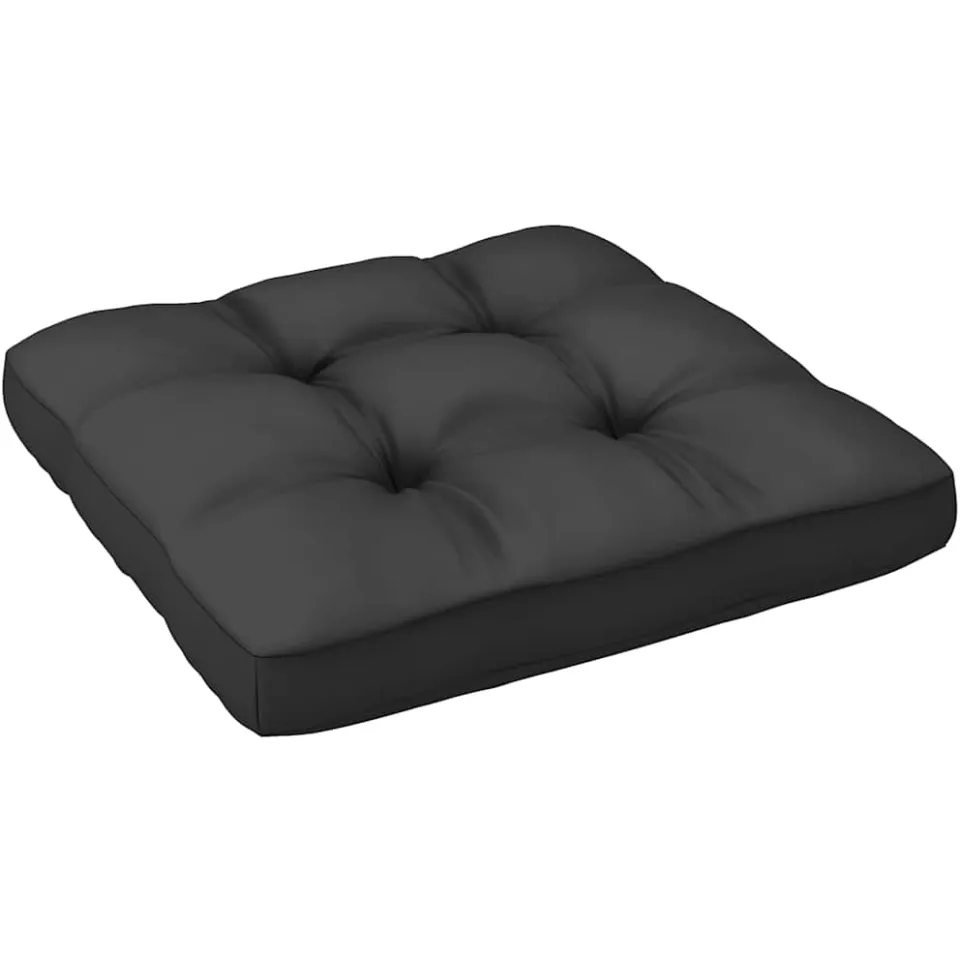vidaXL 8-delige Loungeset met kussens massief grenenhout anthraciet, foto 3