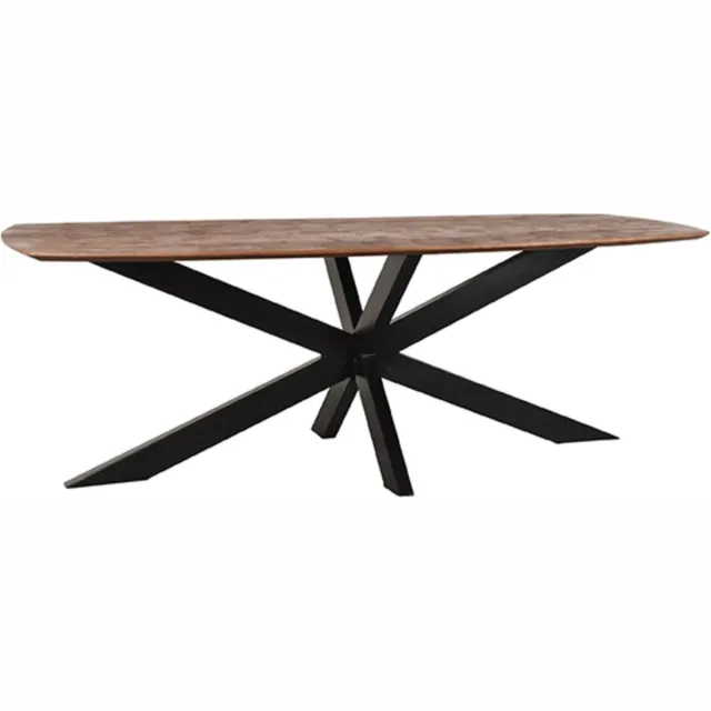 LABEL51 Zane Eetkamertafel - Bruin - Hout - 160 cm