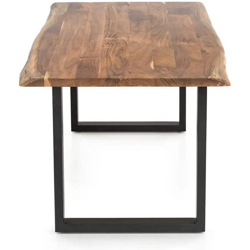 eetkamertafel Lorenzo acacia bruin, foto 4