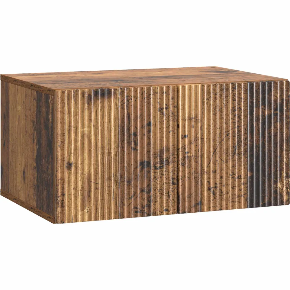 vidaXL Wandbeugel TV-kast 59,5 x 41 x 30 cm Oud hout Bewerkt hout bruin, foto 3