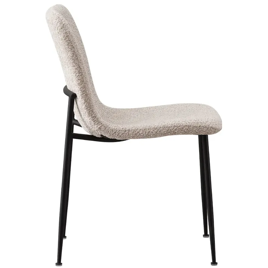 eetkamerstoel James bouclé beige, foto 3