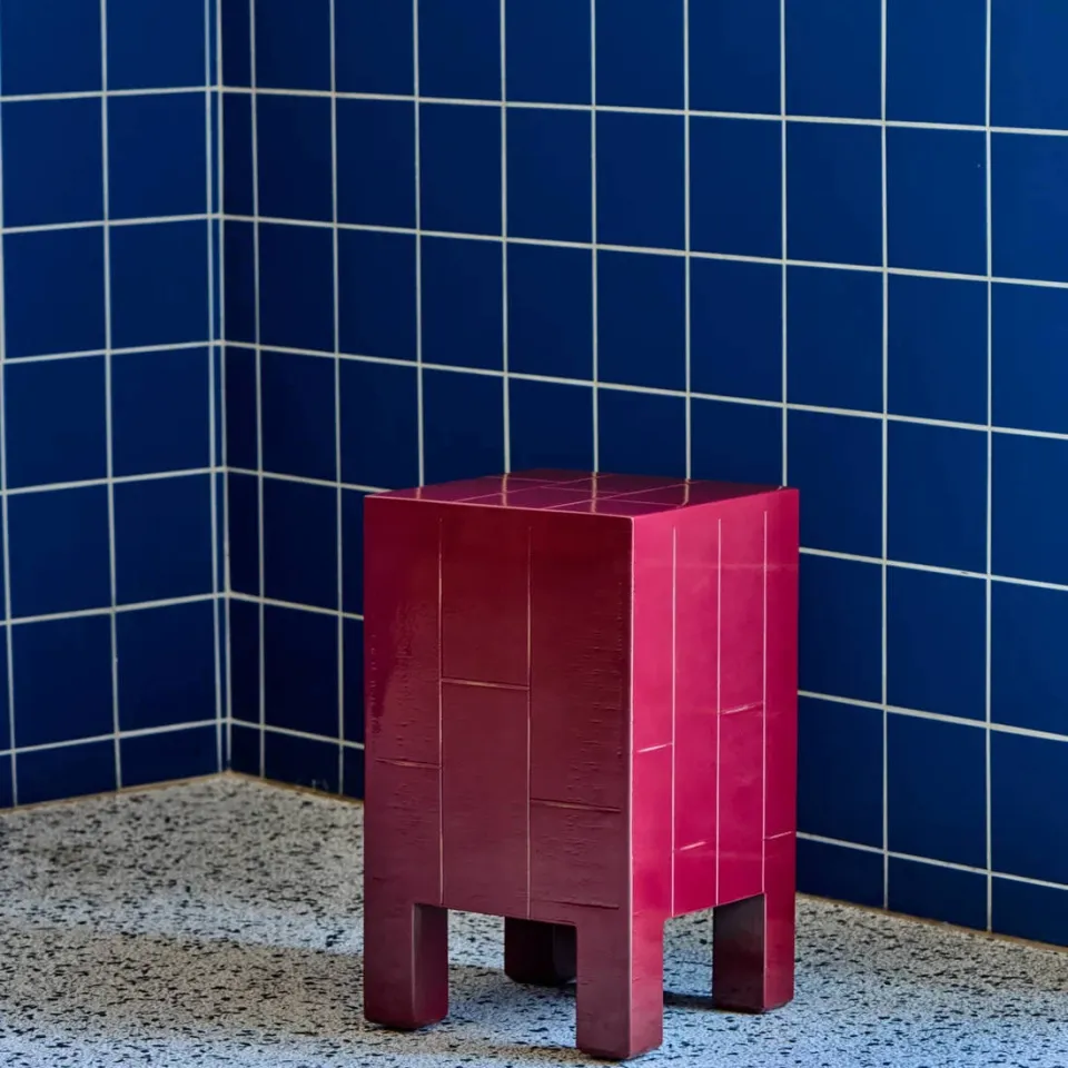 House Doctor bijzettafel HDBrick burgundy, foto 3