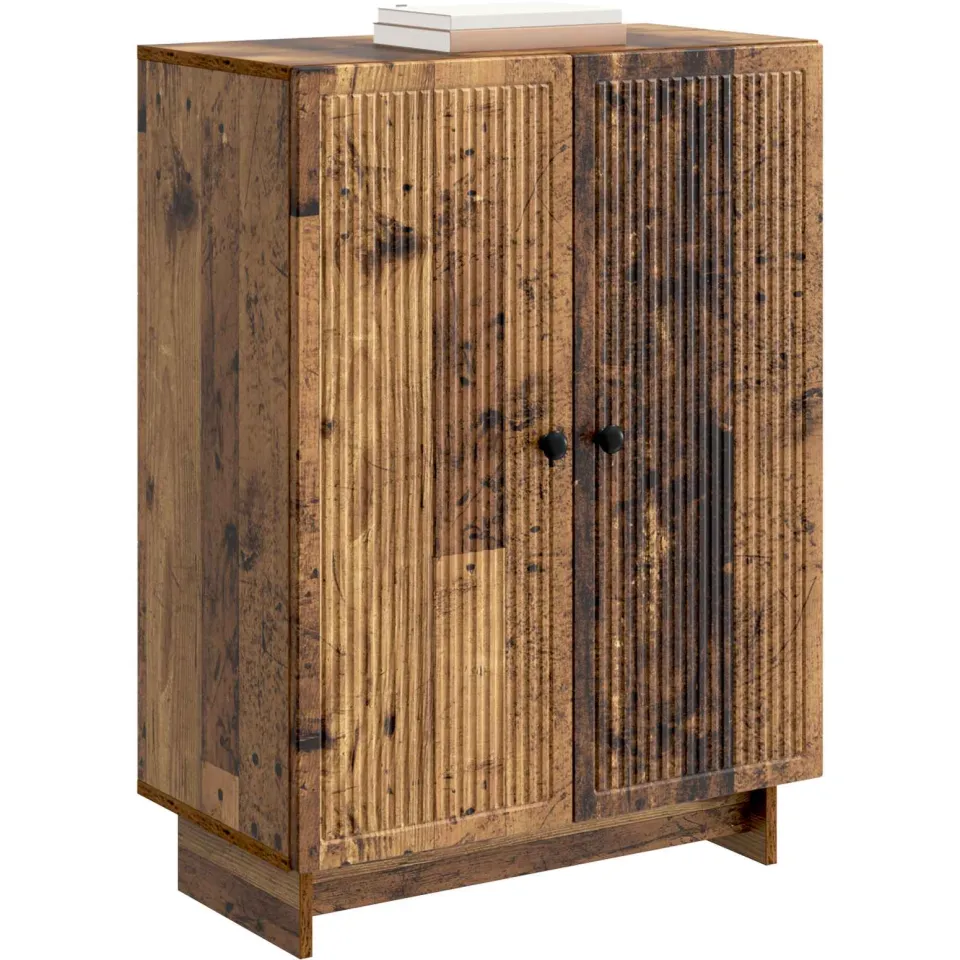 vidaXL Dressoir Oud hout 66 x 34,5 x 90 cm Bewerkt hout Bruin