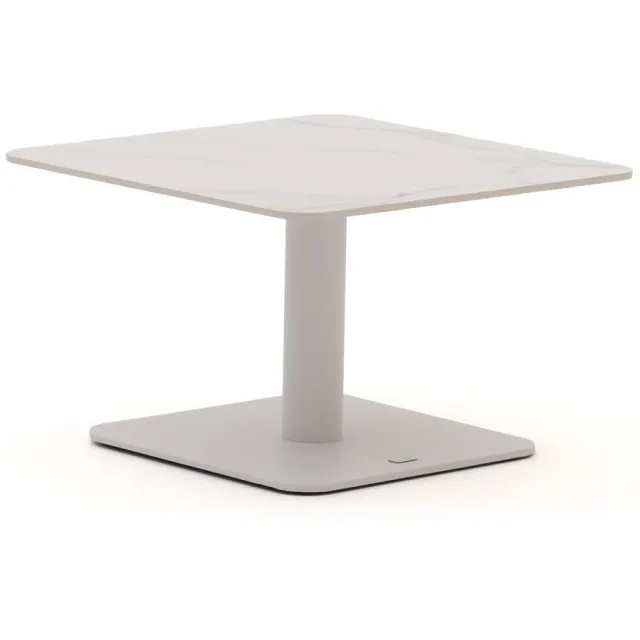 Bellagio tuinmeubelen Bellagio San Lupo lounge tuintafel 59x59x37cm Wit