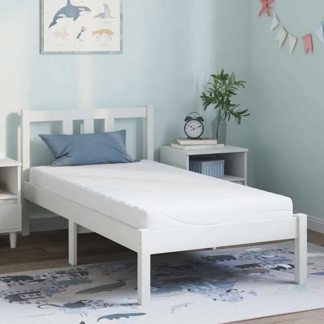 vidaXL Matras Medium 80 x 160 cm Wit