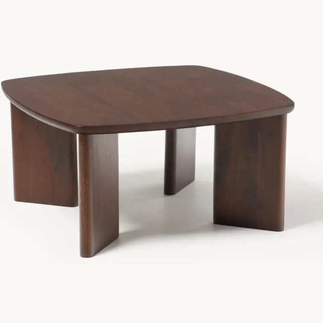 Westwing Collection Salontafel Willow van mangohout bruin