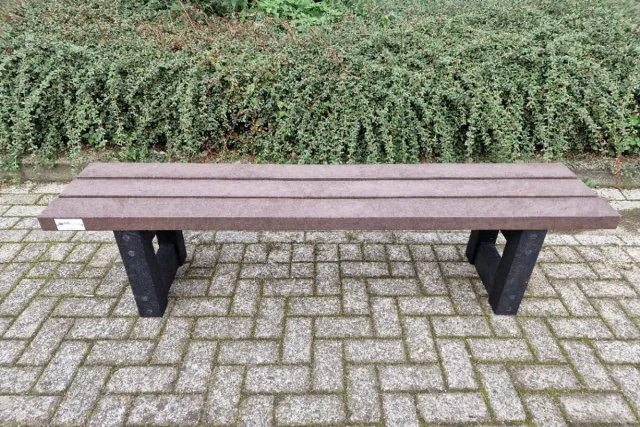 Rockwood® Zitbank Lifelong - Zwaar Kunststof (50kg)-Quartz Brown 1.20m Naturel