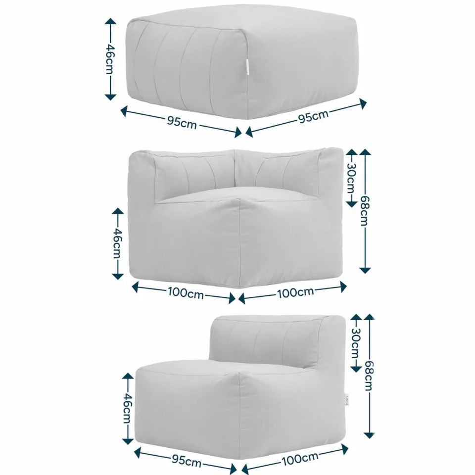 iCON Modulaire Hoekbank Zen beige, foto 4