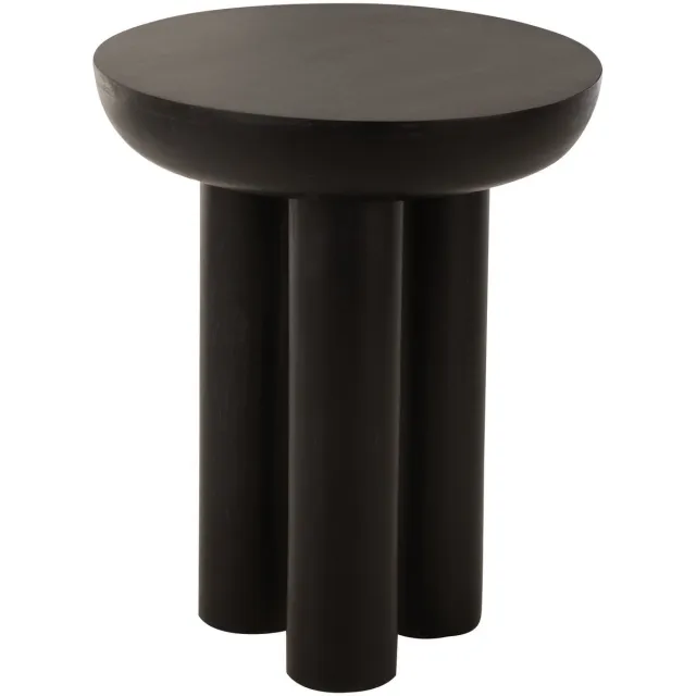 J-Line bijzettafel Trio - hout - zwart