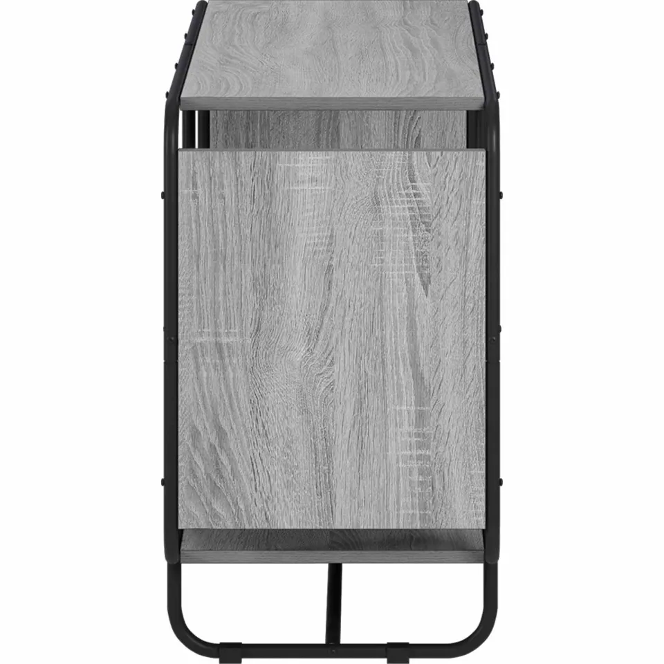 vidaXL Dressoir Grijs Sonoma 93,5 x 37,5 x 64,5 cm Bewerkt hout, foto 4