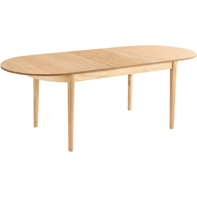 Beliani CLAVET - Uitschuifbare eettafel - Lichtbruin - 180/220 x 90 cm - MDF
