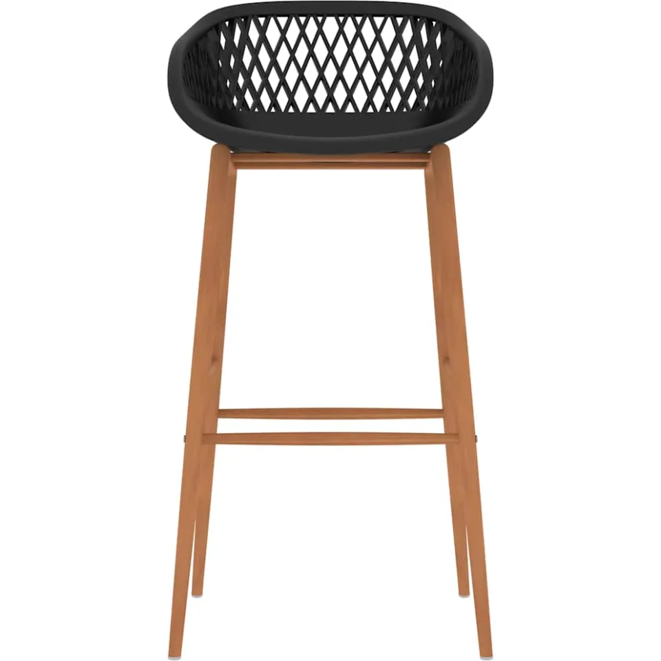 vidaXL Barstoelen 2 st zwart, foto 3