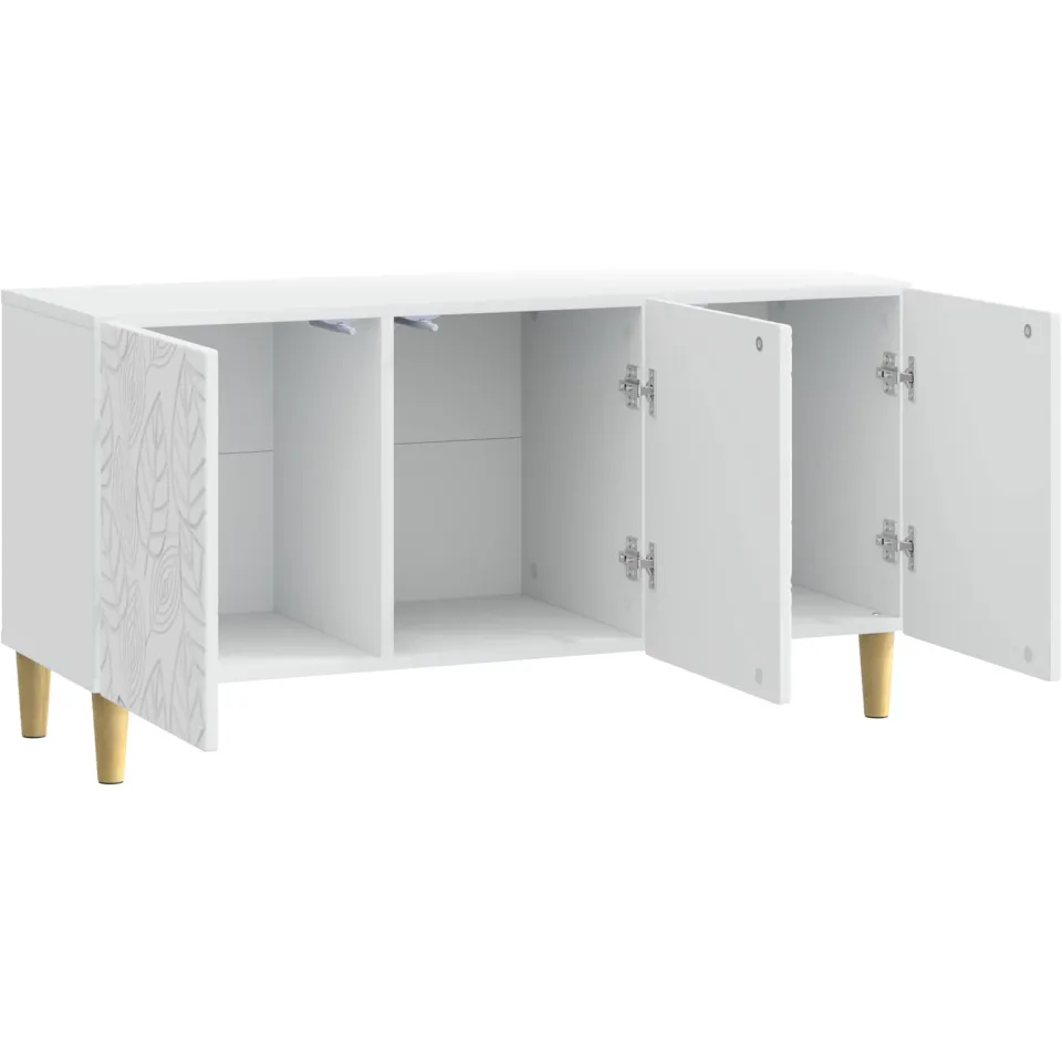 vidaXL TV-kast 99 x 34,5 x 50 cm Wit Bewerkt hout, foto 4