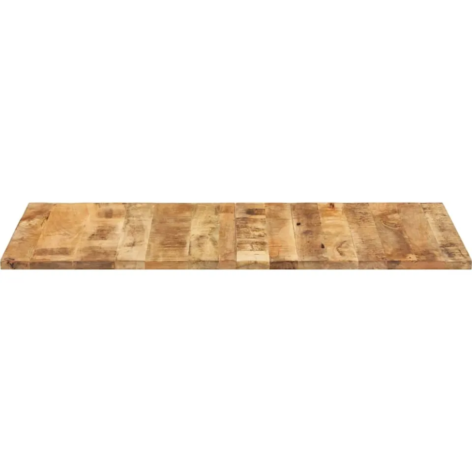 vidaXL Tafelblad 25-27 mm 140x60 cm massief mangohout bruin, foto 2