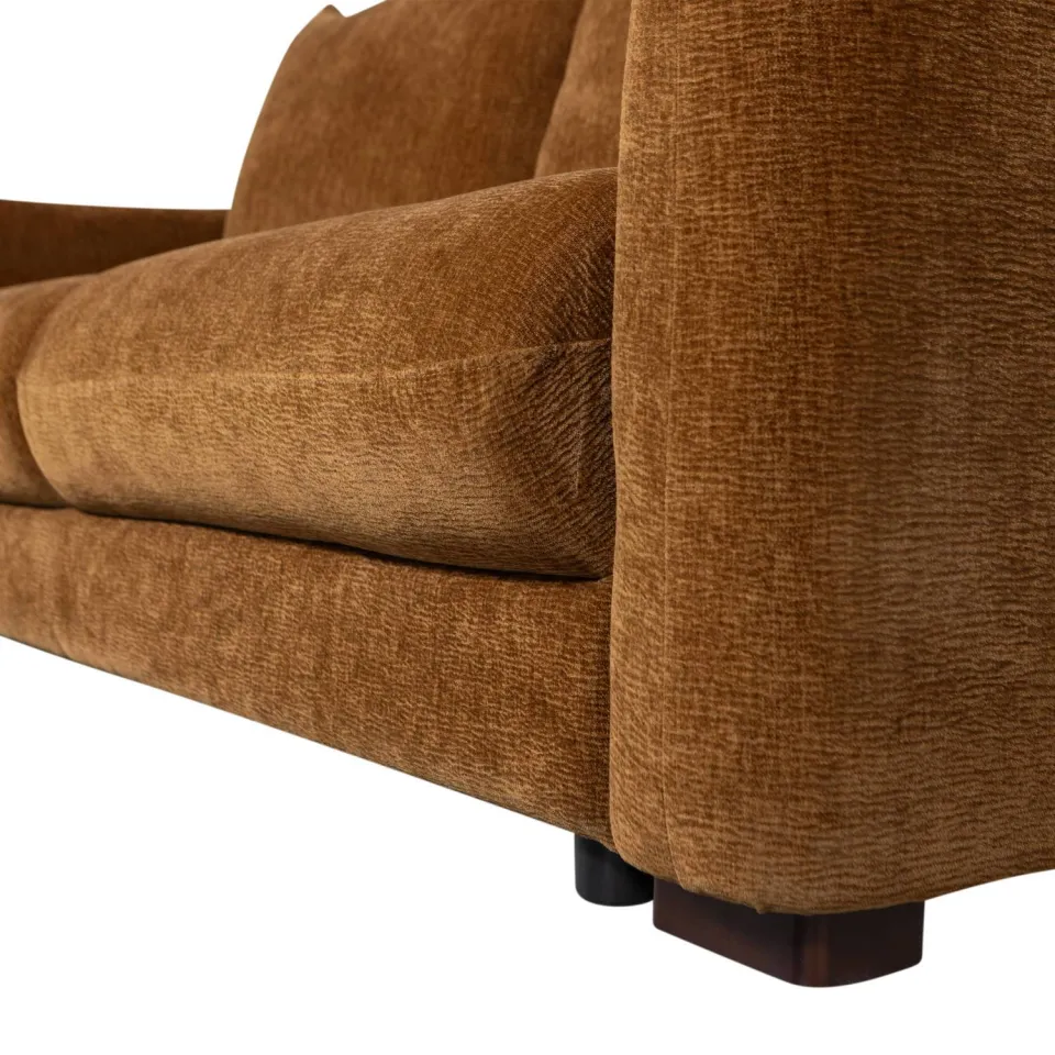 WOOOD Jonne 3-Zits Slaapbank - Chennile - Naturel - 92x233x105, foto 5
