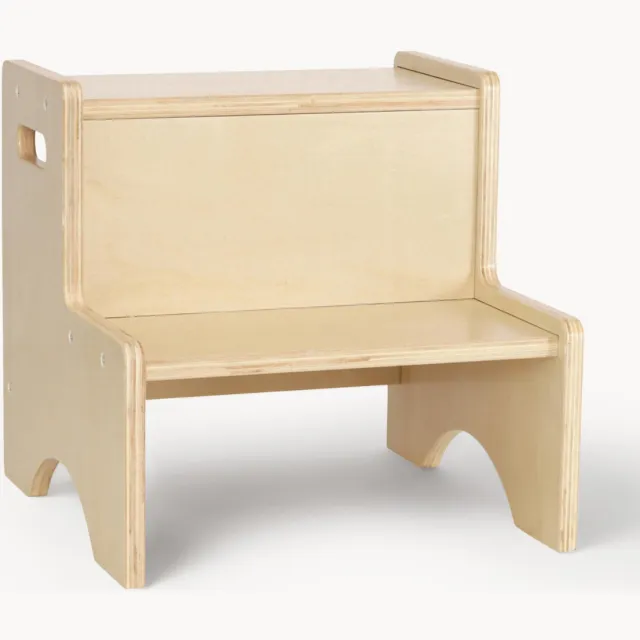 Nofred Houten opstapkruk graffiti Beige