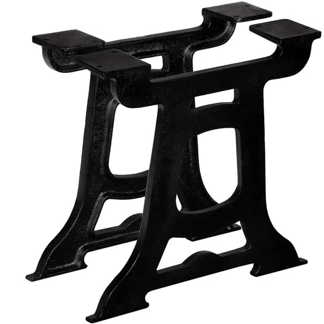 vidaXL Salontafelpoten 2 st Y-frame gietijzer Zwart