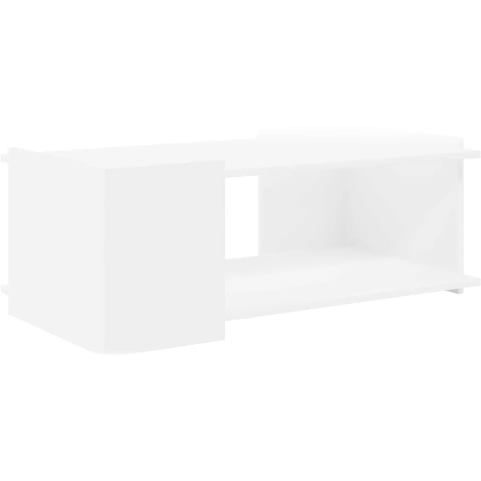 vidaXL Salontafel Wit 90 x 50 x 33 cm Bewerkt hout, foto 3
