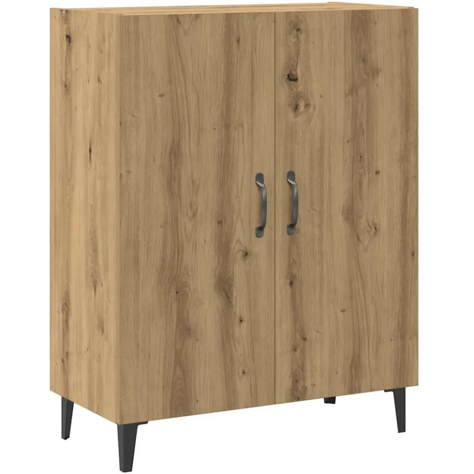 vidaXL Dressoir met wandkast bewerkt hout artisanaal eikenkleur, foto 3