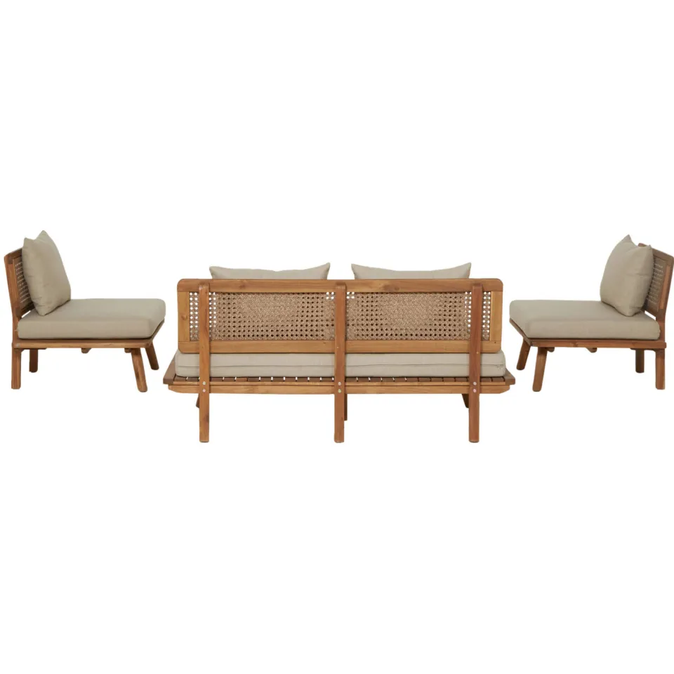NOUS Garden loungeset Kyoto Ni naturel/royal ash, foto 4