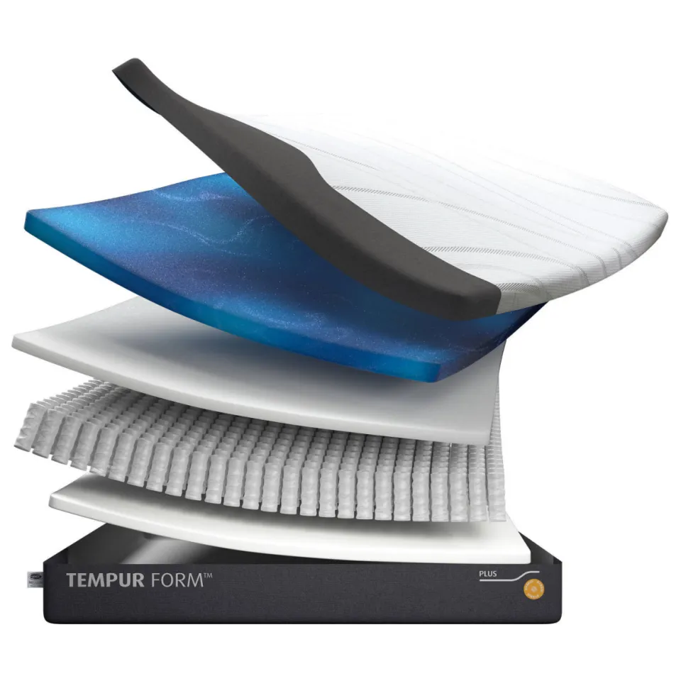 TEMPUR Form Plus Hybrid matras wit, foto 3