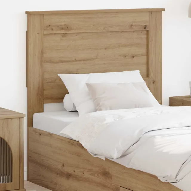 vidaXL Hoofdbord Artisan Eiken Bewerkt hout Bruin