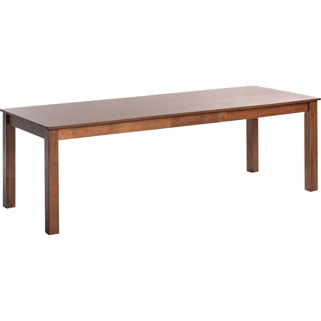 Beliani MADURA - Uitschuifbare eettafel - Donkerhout - MDF Bruin