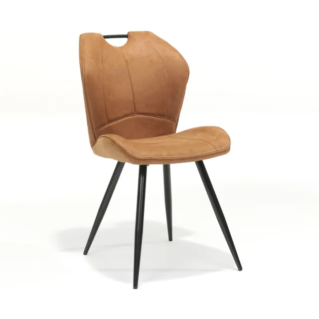 eetkamerstoel Floris cognac Bruin