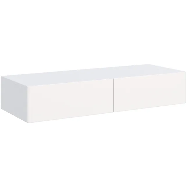 Selsey Olio – Hangende kaptafel met 2 lades - wit - 110cm