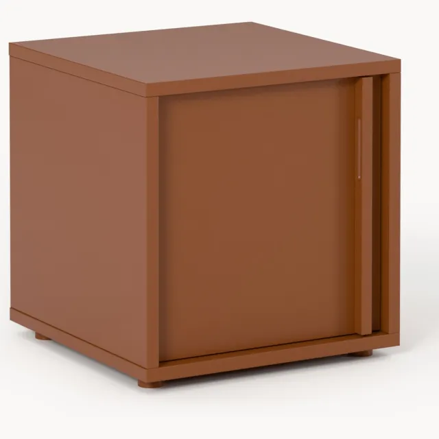 Westwing Collection Nachtkastje Ani Terracotta