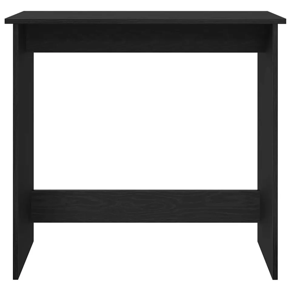 vidaXL Bureau 80x40x75 cm bewerkt hout zwart, foto 4