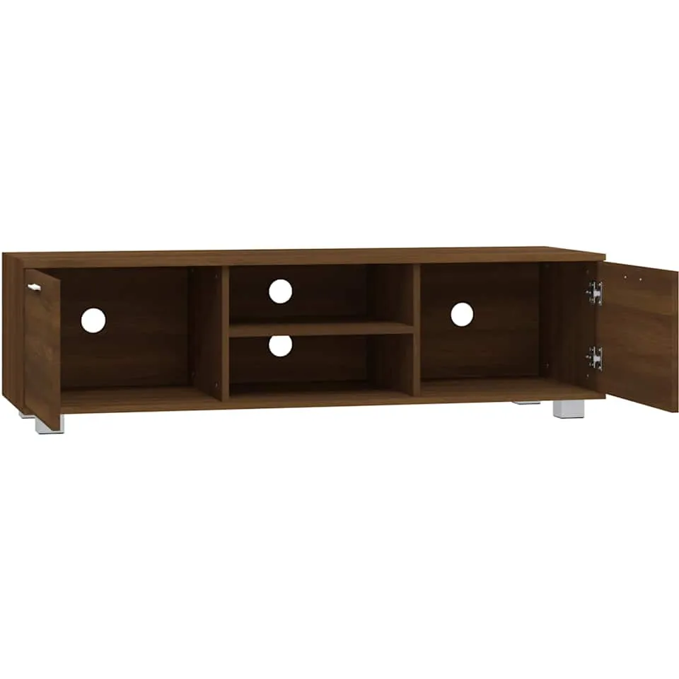 vidaXL Tv-meubel 140x40,5x35 cm bewerkt hout bruin eikenkleur, foto 3