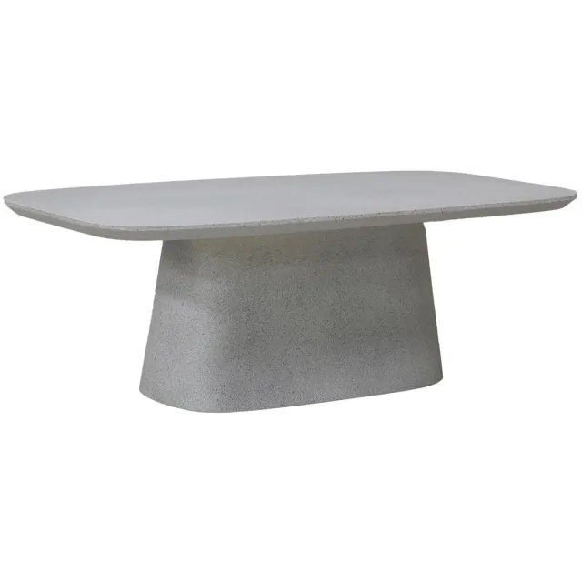 Giga Meubel Salontafel Mina - Deens Ovaal - MDF - 110cm terrazzo
