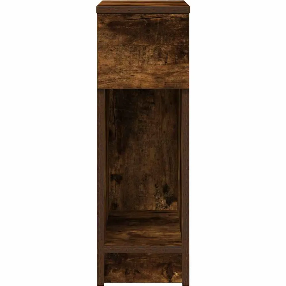 vidaXL Nachtkastjes 2 st met lade 20x36x60 cm gerookt eikenkleurig, foto 4