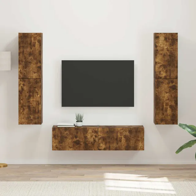 vidaXL Tv-meubelset 6 st 31 x 30 x 60 cm Gerookt eiken, foto 2