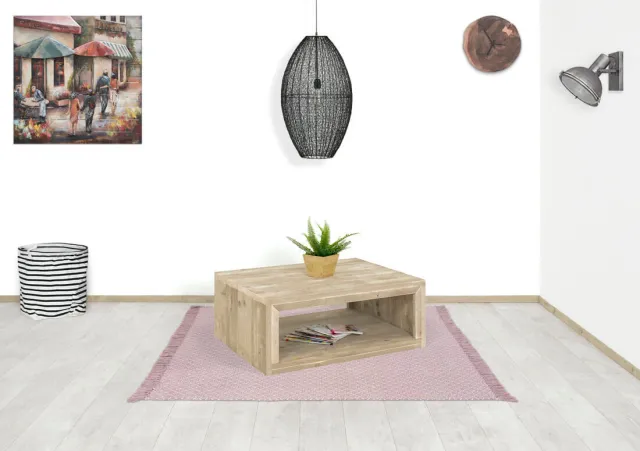 NordXL Steigerhouten rechthoekige salontafel Aspen