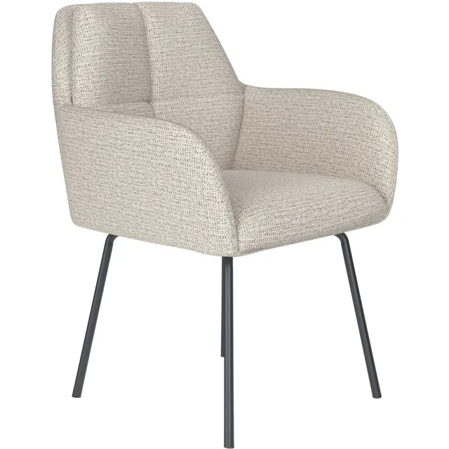 Housecraft Living Pete Eetkamerstoel Metaal Off-White - Beige