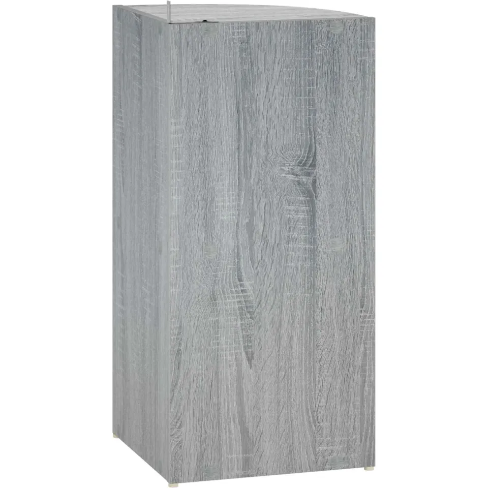 vidaXL Hoekplank 2-laags 41,5 x 41,5 x 72 cm Bewerkt hout Grijs Sonoma, foto 4