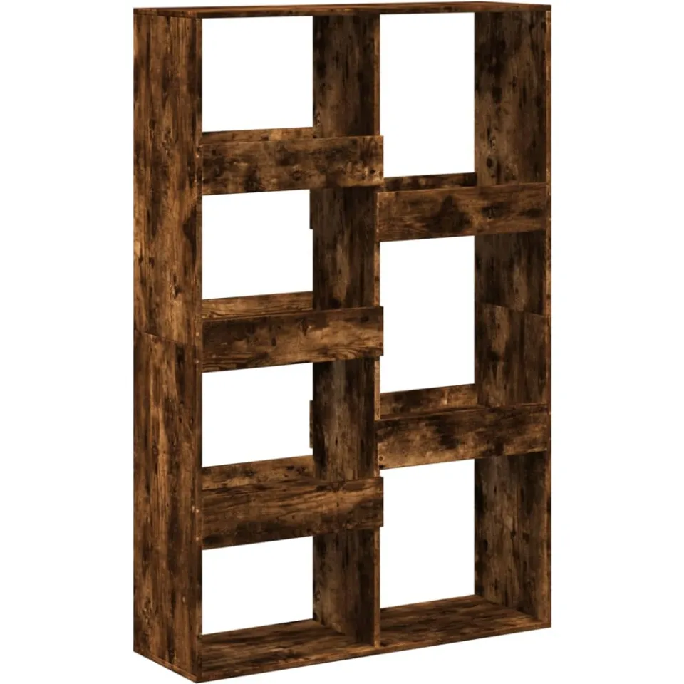 vidaXL Boekenkast 100x33x155,5 cm bewerkt hout gerookt eikenkleurig, foto 3