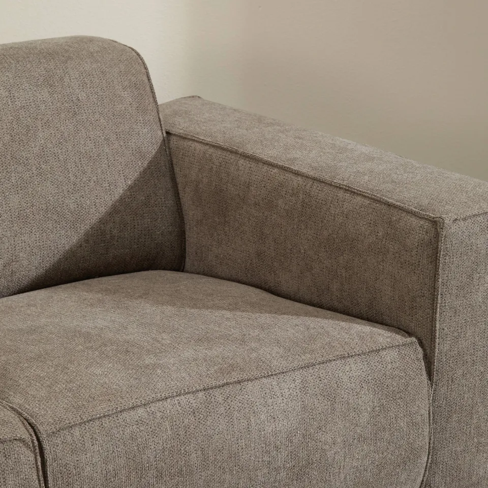 NOUS Living Brent 3-zitsbank bruin, foto 6