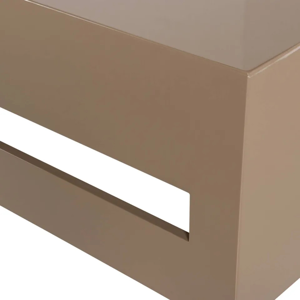 vtwonen Modern Salontafel - MDF/Hout - Hoogglans Zand - 40x88x88, foto 4