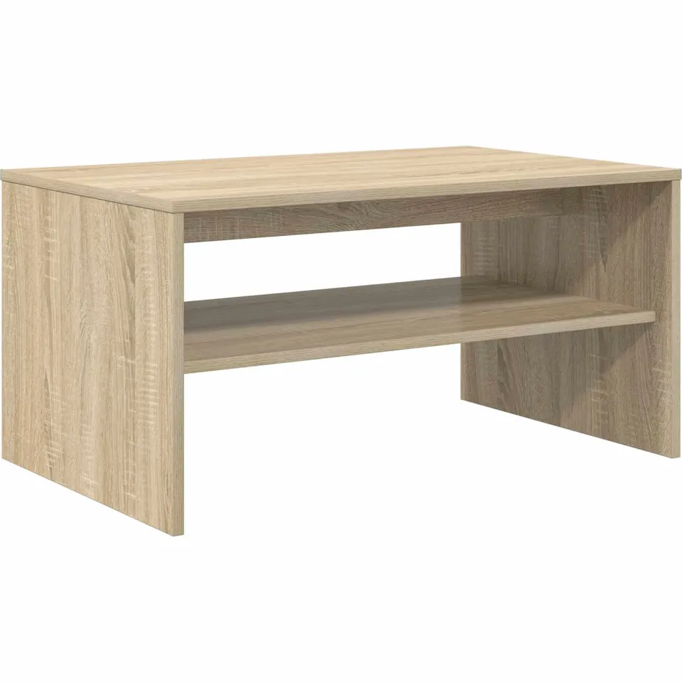 vidaXL Salontafel Sonoma Eiken 80 x 50 x 40 cm Bewerkt hout, foto 3