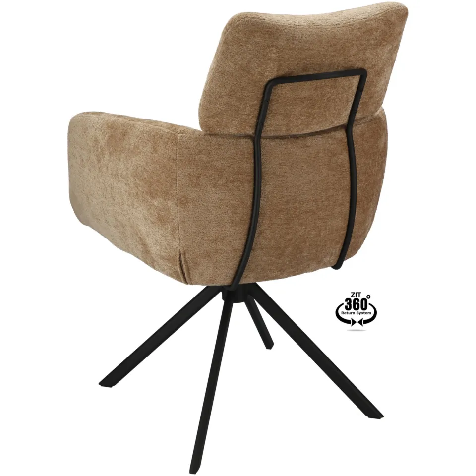 Wehkamp Home Isa armstoel camel, foto 2