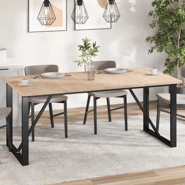 vidaXL Tafelbladen 4 st rechthoekig 90x45x2,5 cm massief grenenhout Bruin