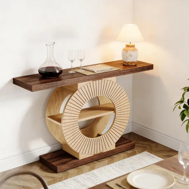 MODFU Landelijke Sidetable - Hout - Bruin