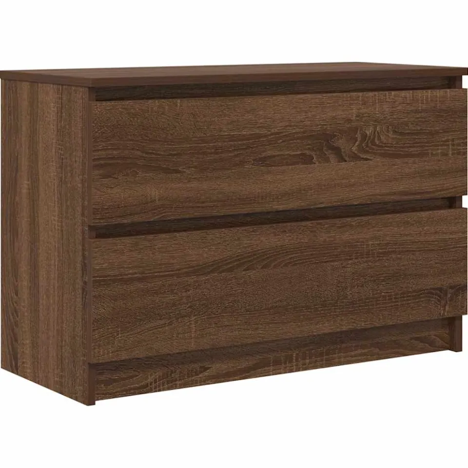 vidaXL Tv-meubel 80x35x54 cm spaanplaat bruin eikenkleurig, foto 3